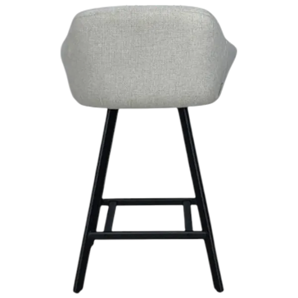Scaun de bar Mobiland Mey Glow 01 Textil / Lemn / Grey photo 5 Scaun de bar Mobiland Mey Glow 01 Textil / Lemn / Grey photo 5
