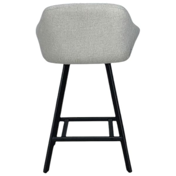 Scaun de bar Mobiland Mey Glow 01 Textil / Lemn / Grey photo 5 Scaun de bar Mobiland Mey Glow 01 Textil / Lemn / Grey photo 5