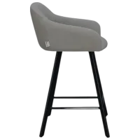 Барный стул Mobiland Mey Anka 04 Текстиль / Дерево / Grey photo 3