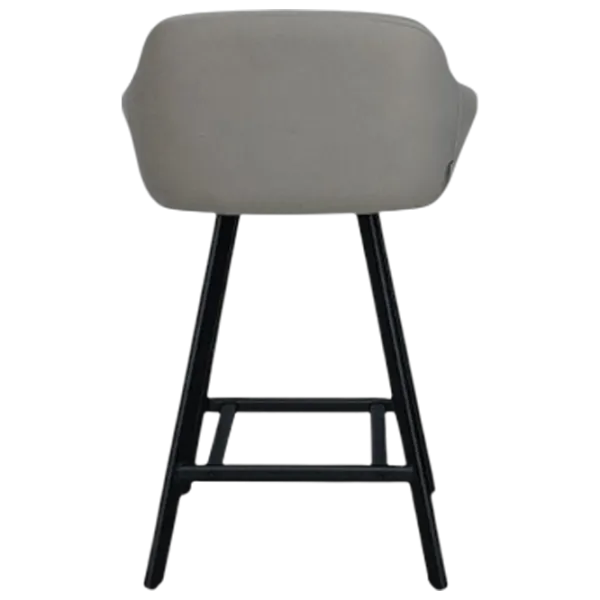Scaun de bar Mobiland Mey Anka 04 Textil / Lemn / Grey photo 4