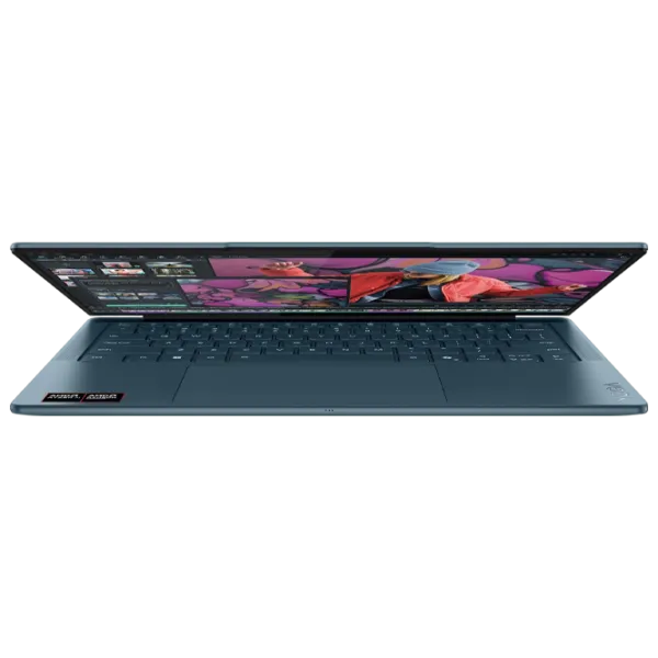 Lenovo Yoga Slim 7 14AKP10 Ryzen AI 7 350 / 32 GB / 1 TB / VGA Integrată / Teal photo 4 Lenovo Yoga Slim 7 14AKP10 Ryzen AI 7 350 / 32 GB / 1 TB / VGA Integrată / Teal photo 4