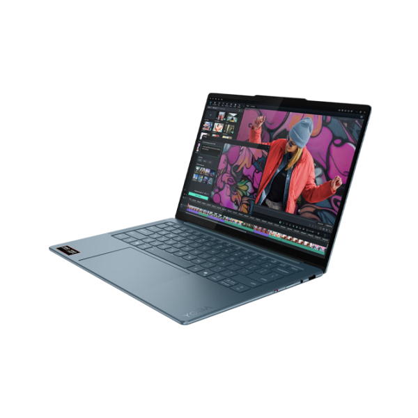 Lenovo Yoga Slim 7 14AKP10 Ryzen AI 7 350 / 32 GB / 1 TB / VGA Integrată / Teal photo 5 Lenovo Yoga Slim 7 14AKP10 Ryzen AI 7 350 / 32 GB / 1 TB / VGA Integrată / Teal photo 5