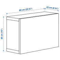Dulap suspendat Ikea Besta White photo 5