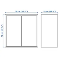 Dulap suspendat Ikea Eket White photo 6