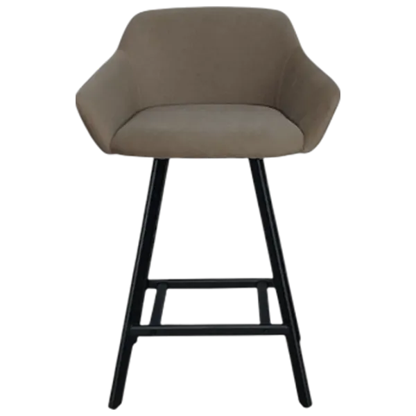 Scaun de bar Mobiland Mey Anka 06 Textil / Lemn / Brown photo 2 Scaun de bar Mobiland Mey Anka 06 Textil / Lemn / Brown photo 2