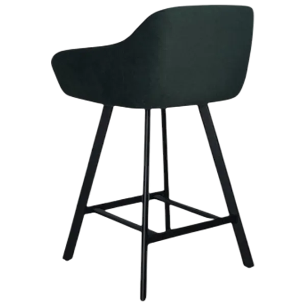 Scaun de bar Mobiland Mey Anka 08 Textil / Lemn / Dark Green photo 6 Scaun de bar Mobiland Mey Anka 08 Textil / Lemn / Dark Green photo 6