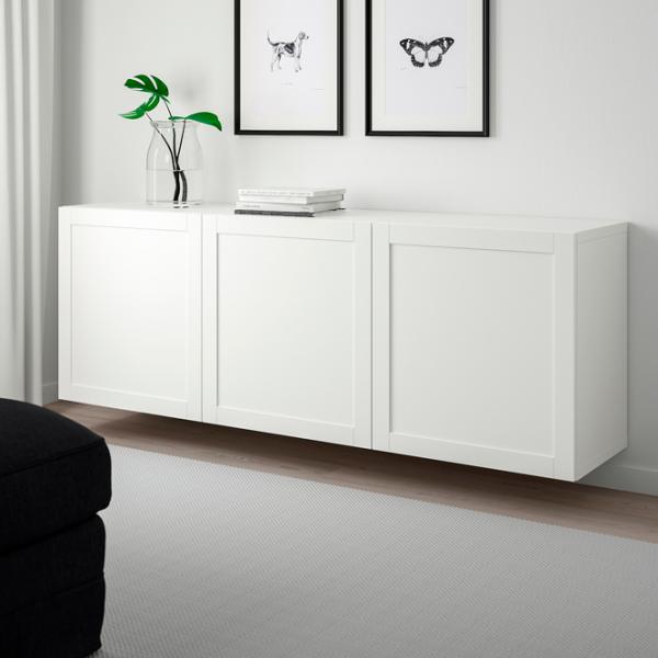 Навесные шкафы Ikea Besta Белый photo 3