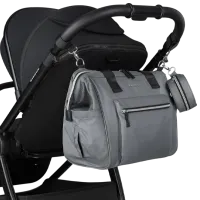 Geantă pentru mămici Kikka Boo Maxi 2025 Gray photo 7
