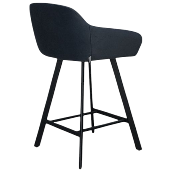 Scaun de bar Mobiland Mey Anka 21 Textil / Lemn / Dark Blue photo 4 Scaun de bar Mobiland Mey Anka 21 Textil / Lemn / Dark Blue photo 4