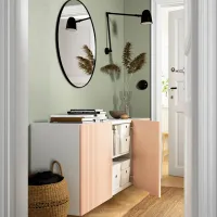 Dulap suspendat Ikea Besta Beige photo 3