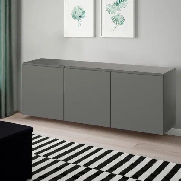 Dulap suspendat Ikea Besta Gray photo 2