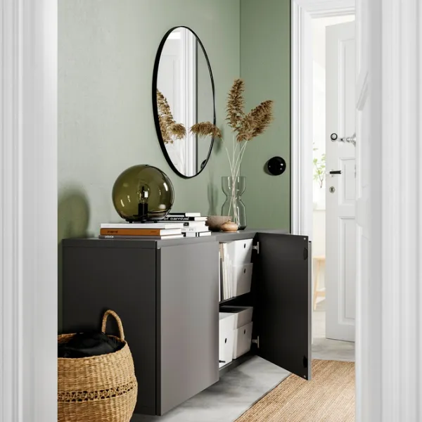 Dulap suspendat Ikea Besta Gray photo 5