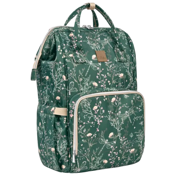 Rucsac pentru mămici Kikka Boo Siena Luxe Secret Deep Green photo 2