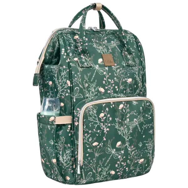Rucsac pentru mămici Kikka Boo Siena Luxe Secret Deep Green photo 3