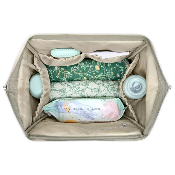 Rucsac pentru mămici Kikka Boo Siena Luxe Secret Deep Green photo 5