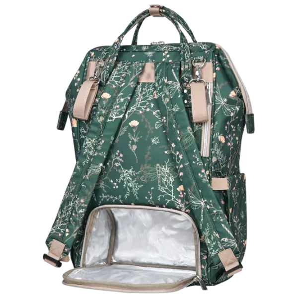 Rucsac pentru mămici Kikka Boo Siena Luxe Secret Deep Green photo 7