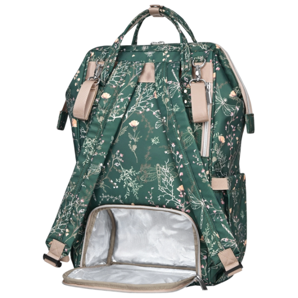 Rucsac pentru mămici Kikka Boo Siena Luxe Secret Deep Green photo 7