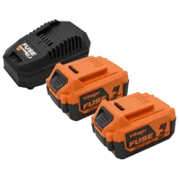 Set acumulatori și încărcător Villager Fuse Kit Li-Ion / 4 Ah / 18 V