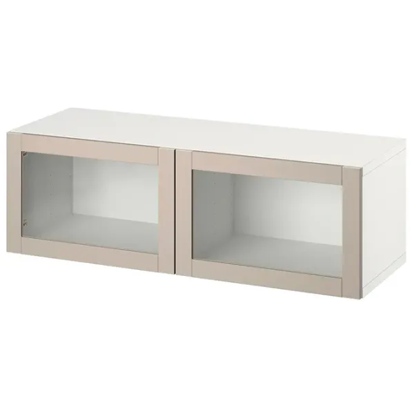 Навесные шкафы Ikea Besta Бежевый photo 1