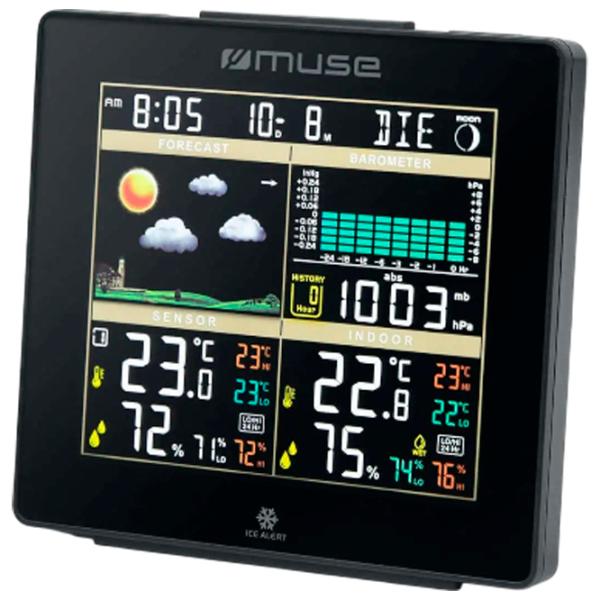 Stație meteorologică Muse M-085WS Black photo 2