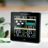Stație meteorologică Muse M-085WS Black photo 5