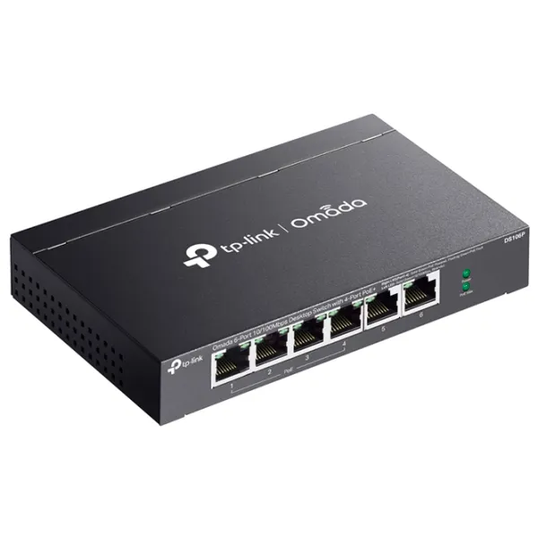 Коммутатор TP-Link DS106P Черный photo 5 Коммутатор TP-Link DS106P Черный photo 5