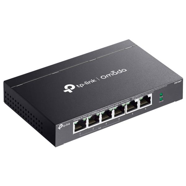 Коммутатор TP-Link DS106P Черный photo 5 Коммутатор TP-Link DS106P Черный photo 5