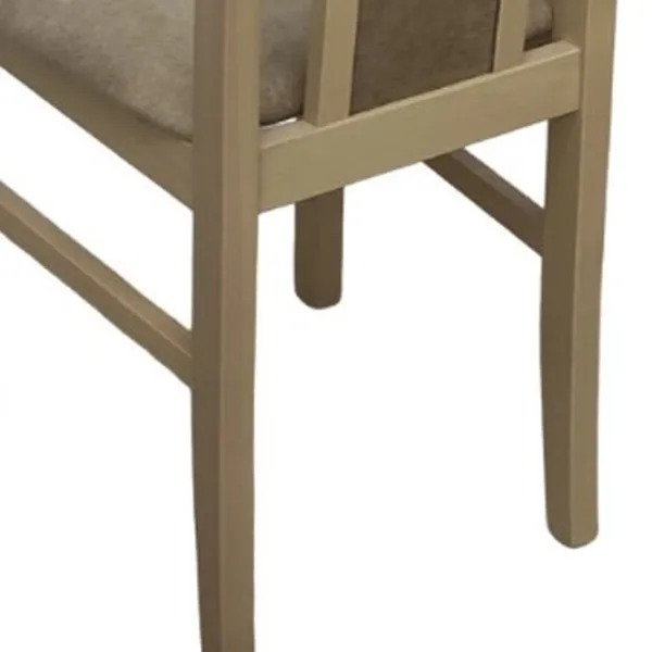 Кухонный стул Drewmix Bos 7 21B Ткань/ Коричневый Beige photo 5 Кухонный стул Drewmix Bos 7 21B Ткань/ Коричневый Beige photo 5