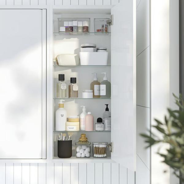 Dulap suspendat pentru baie Ikea Angsjon MDF / White photo 4