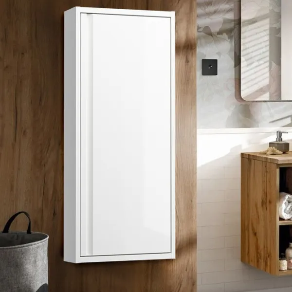 Dulap suspendat pentru baie Ikea Angsjon MDF / White photo 5
