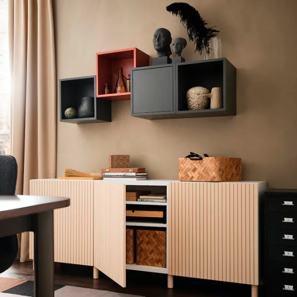 Навесные шкафы Ikea Eket Серый photo 7
