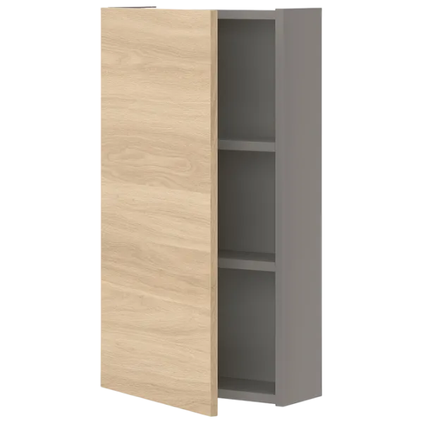 Dulap suspendat pentru baie Ikea Enhet MDF / Grey photo 1