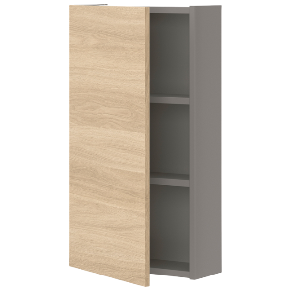 Dulap suspendat pentru baie Ikea Enhet MDF / Grey photo 1