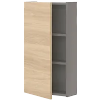 Dulap suspendat pentru baie Ikea Enhet MDF / Grey
