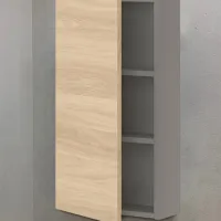 Dulap suspendat pentru baie Ikea Enhet MDF / Grey photo 3