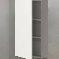 подвеснои шкаф для ваннои комнаты Ikea Enhet МДФ / Grey photo 2