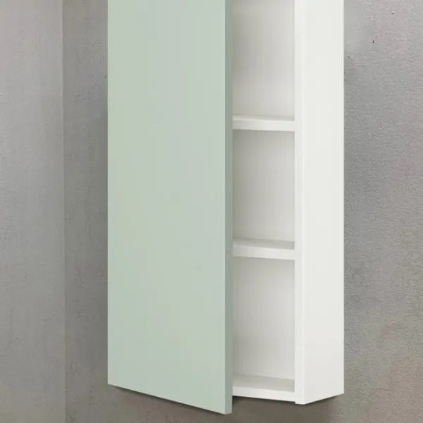 подвеснои шкаф для ваннои комнаты Ikea Enhet МДФ / Белый photo 2