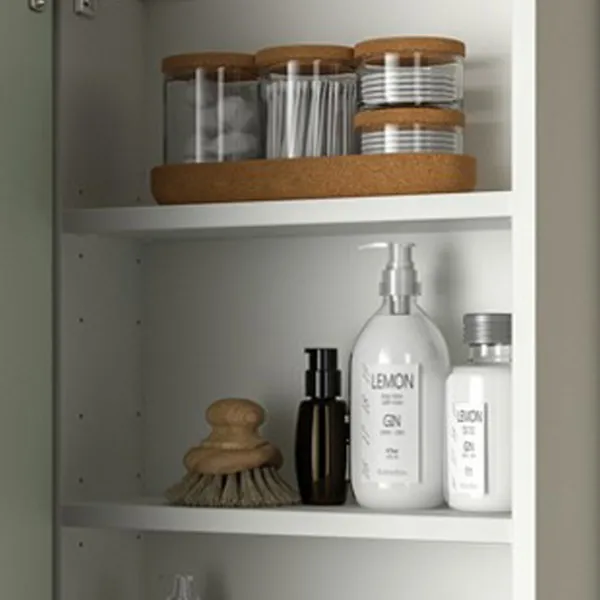 подвеснои шкаф для ваннои комнаты Ikea Enhet МДФ / Белый photo 5