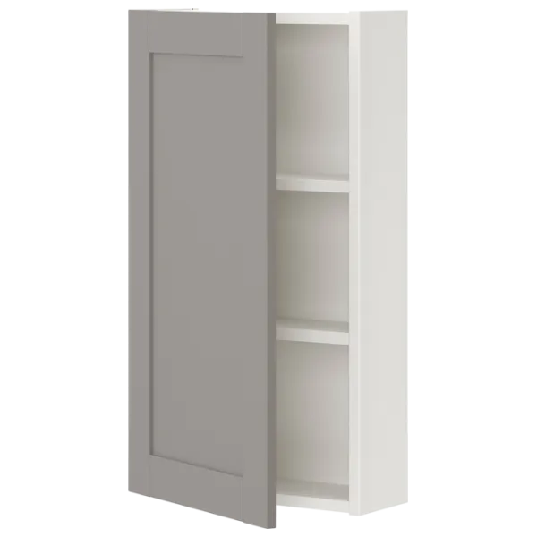 подвеснои шкаф для ваннои комнаты Ikea Enhet МДФ / Белый photo 1