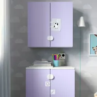 Навесные шкафы Ikea Smastad Пурпурный