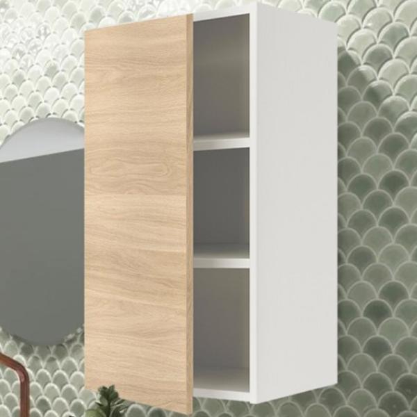 подвеснои шкаф для ваннои комнаты Ikea Enhet МДФ / Белый photo 2