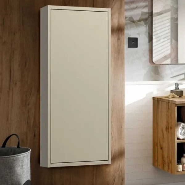 подвеснои шкаф для ваннои комнаты Ikea Havback МДФ / Бежевый photo 2