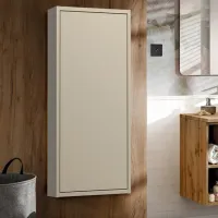 Dulap suspendat pentru baie Ikea Havback MDF / Beige photo 2