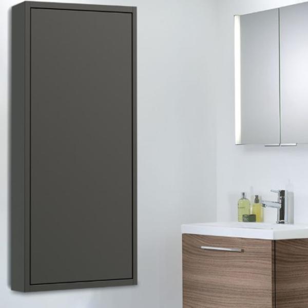 подвеснои шкаф для ваннои комнаты Ikea Havback МДФ / Тёмно-серый photo 2