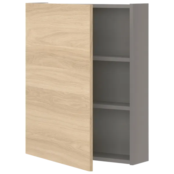 Dulap suspendat pentru baie Ikea Enhet MDF / Grey photo 1