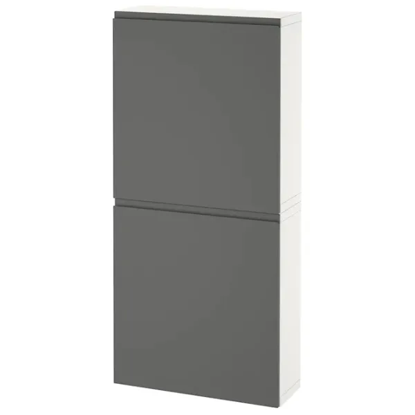 Навесные шкафы Ikea Besta Тёмно-серый photo 1