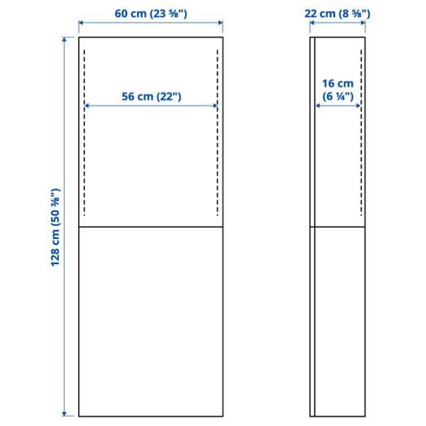 Навесные шкафы Ikea Besta Тёмно-серый photo 4