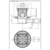 Трап для душа HL HL510NPr-3020 Пластик photo 2