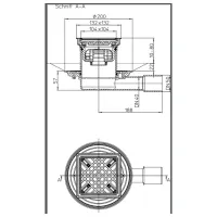 Rigolă de duș HL HL90Pr-3020 Plastic photo 2