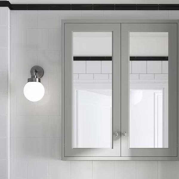 Dulap cu oglindă Ikea Tannforsen 95 x 80 x 15 / Oglindă / Grey photo 2 Dulap cu oglindă Ikea Tannforsen 95 x 80 x 15 / Oglindă / Grey photo 2